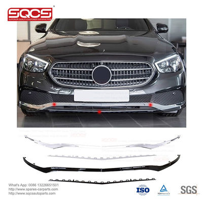 OE NO. 2138852103 2138852203 Front Bumper Molding Chrome Trim with 12-Month Warranty for Mercedes Benz E Class W213 W238
